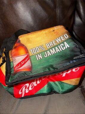 Brewery cooler Red Stripe Jamaica insulated ice Bag - Multicolor
